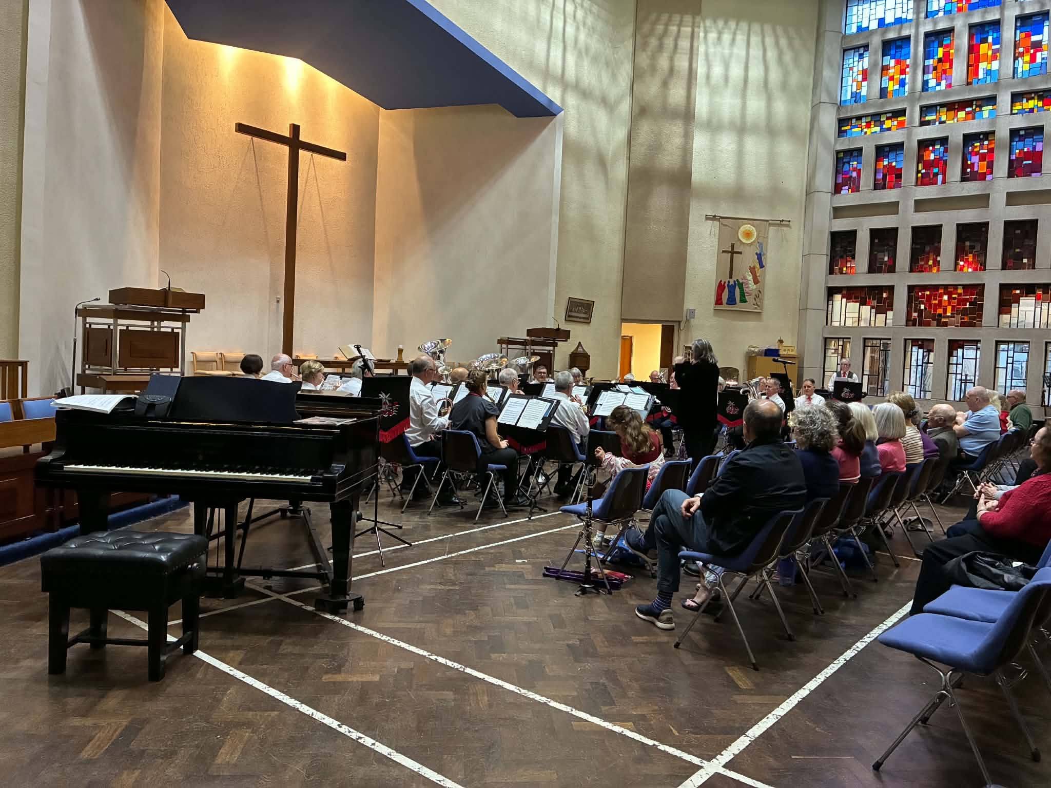 May be an image of piano, clarinet, violin and flute